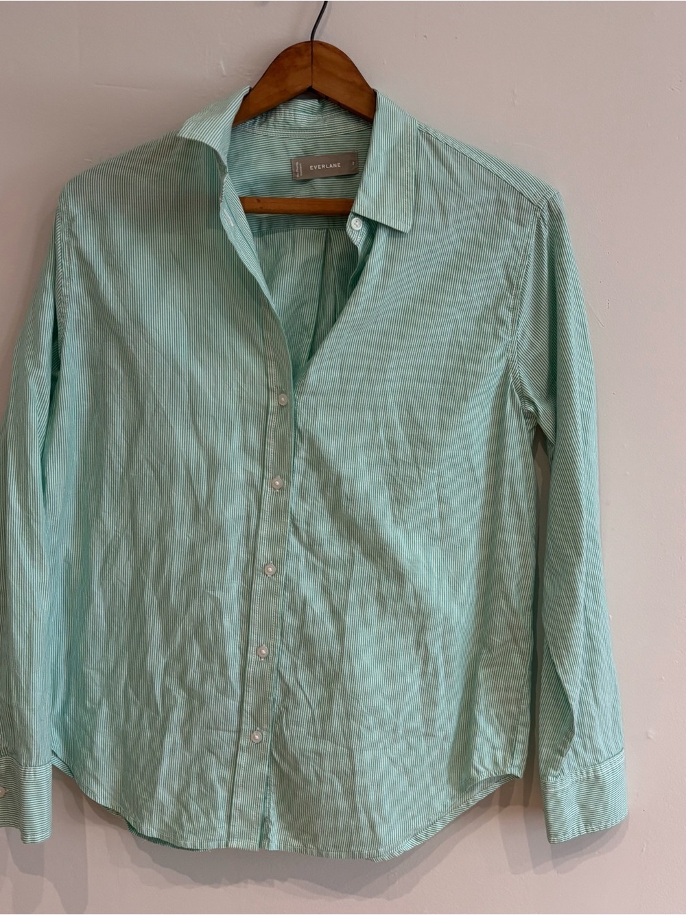 Everlane Silky Cotton Button Down Small